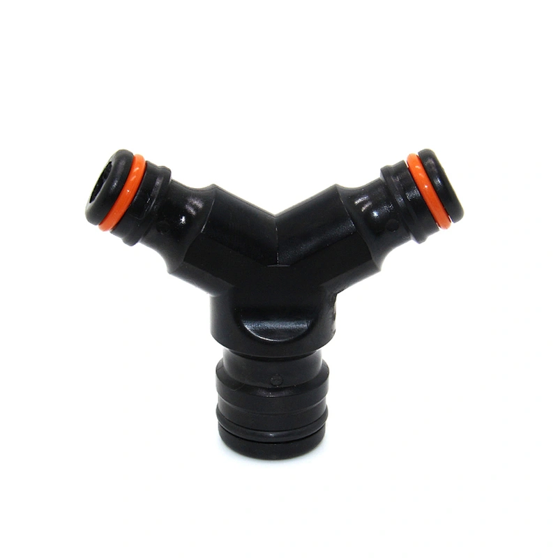 Plastic Garden High Flow Y Shaped Quick Hose Standard Water Connectors