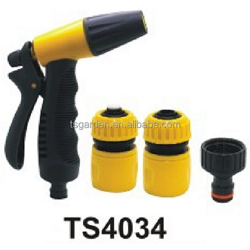 plastic garden hose nozzle set