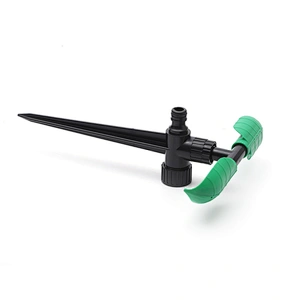 Garden 2 Arms Decorative Small Farm Irrigation Sprinkler Equipment With Spike