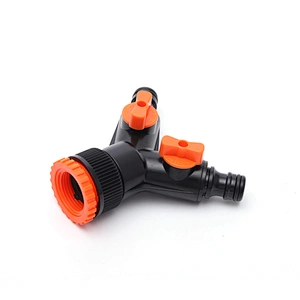 Plastic Garden 2 Way Garden Hose Splitter Hose Quick Connector