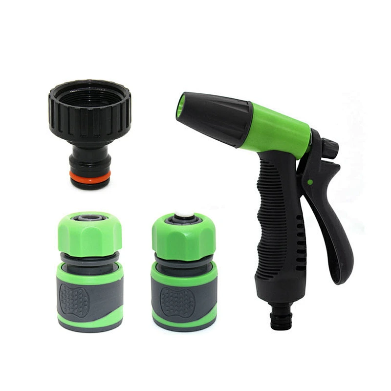 Best Garden Hose Nozzle High Pressure Water Spray Gun With Quick Connector Set