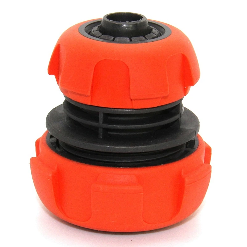 1/2'-3/4'rubber coated plastic garden hose connecter