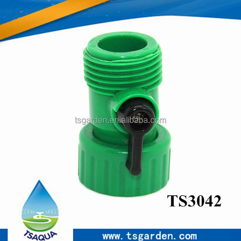 Connector with valve fits for 13-16mm hoses