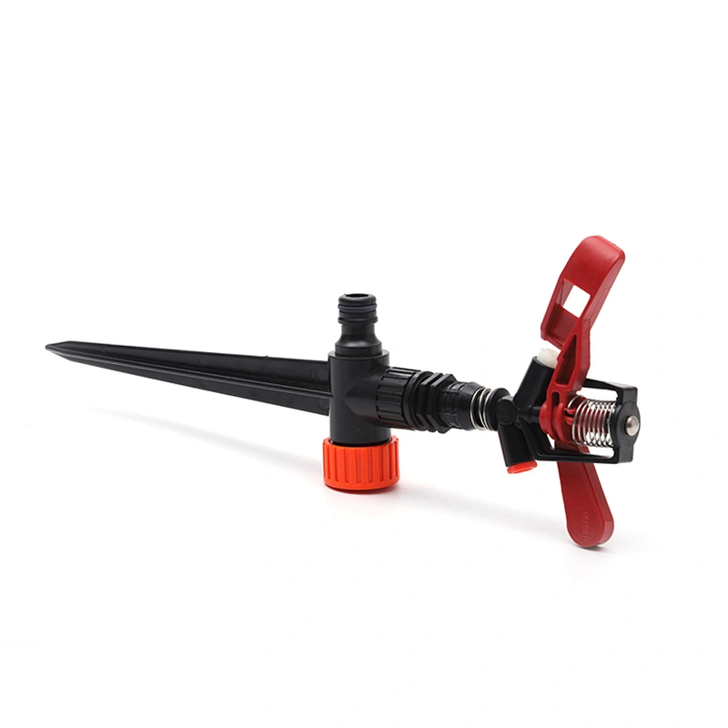 Garden Agriculture 1/2 Inch plastic Impact Sprinkler Watering Irrigation With Plastic Spike
