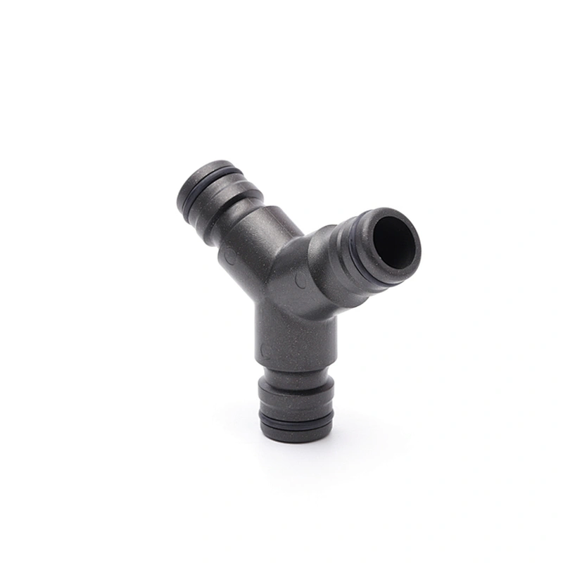 Plastic Y Shaped Coupling Join Irrigation Hoses With High Flow Connectors