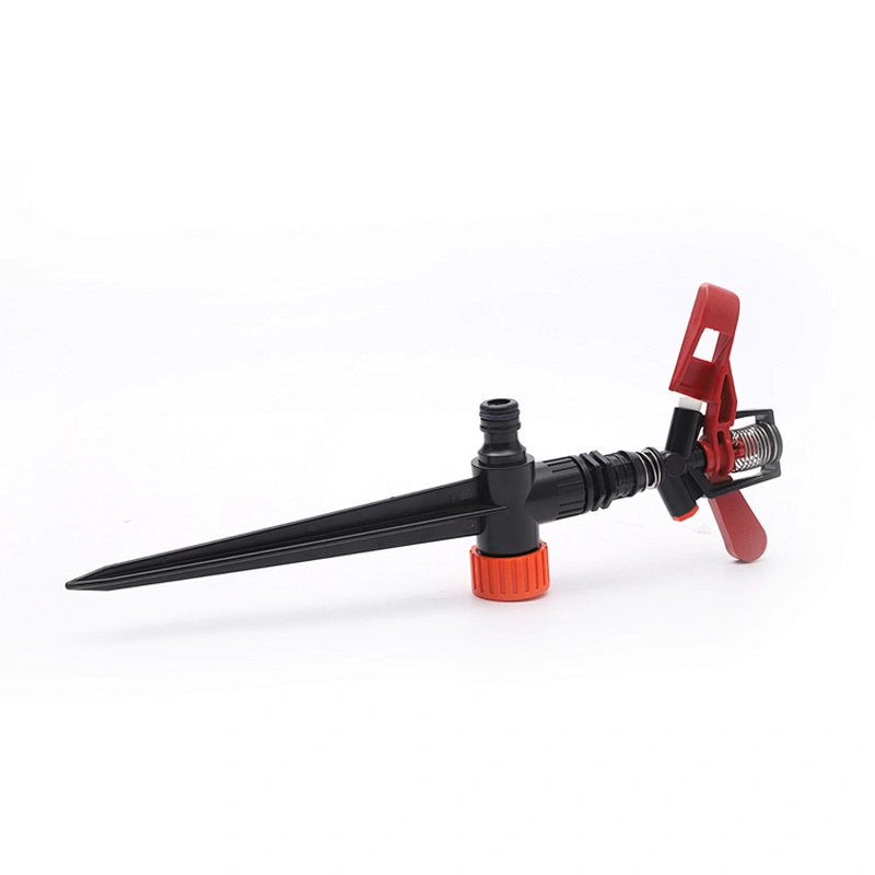 Garden Agriculture 1/2 Inch plastic Impact Sprinkler Watering Irrigation With Plastic Spike