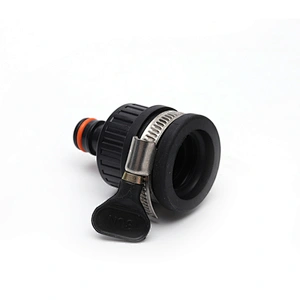 OEM ODM ABS Plastic Garden Round Tap Water Connector Adaptor