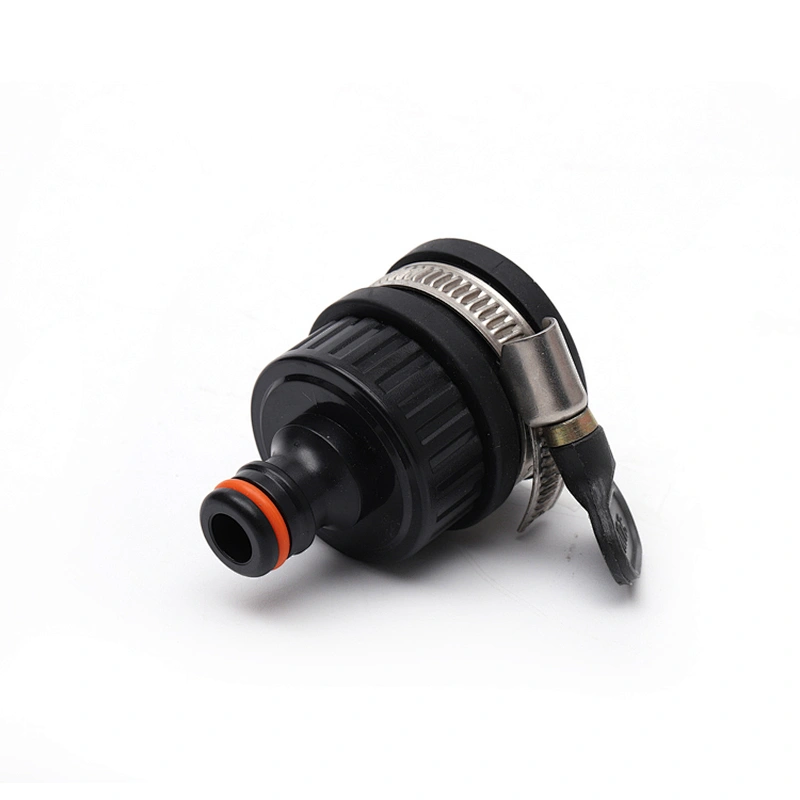 OEM ODM ABS Plastic Garden Round Tap Water Connector Adaptor