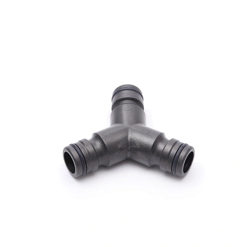 Plastic Y Shaped Coupling Join Irrigation Hoses With High Flow Connectors