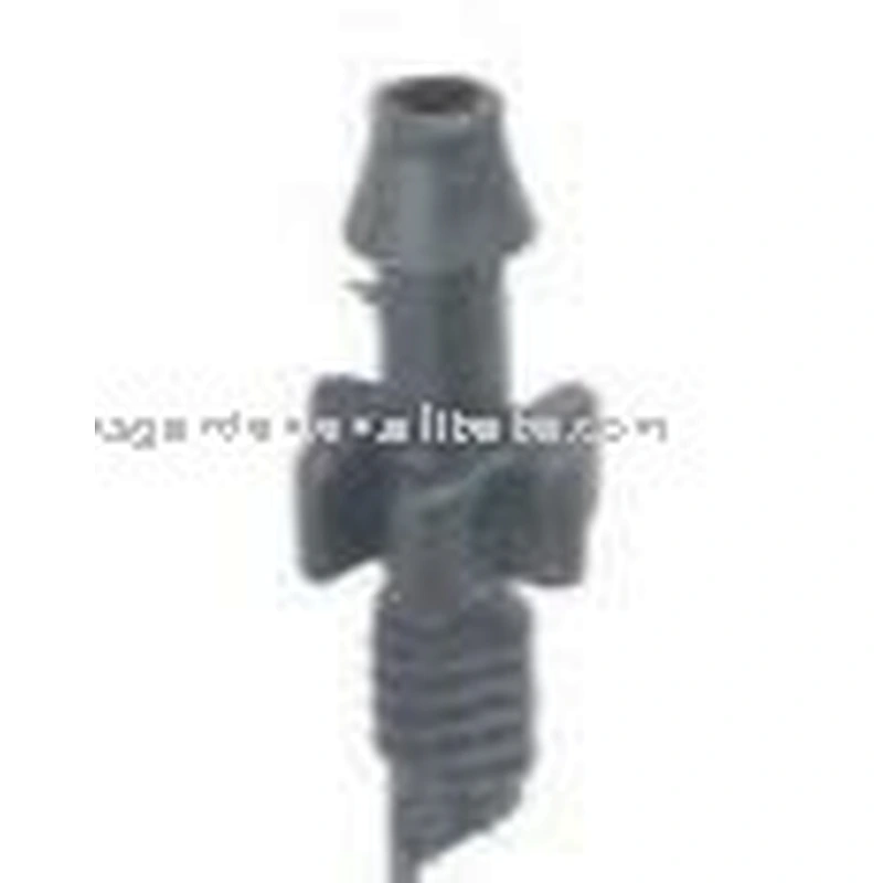 plastic 4mm 2 way hose connector for micro irrigation