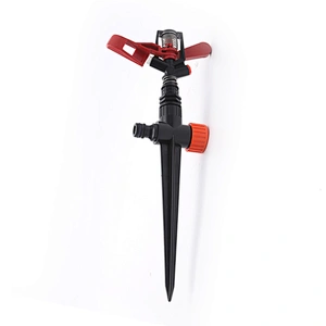 Garden Agriculture 1/2 Inch plastic Impact Sprinkler Watering Irrigation With Plastic Spike
