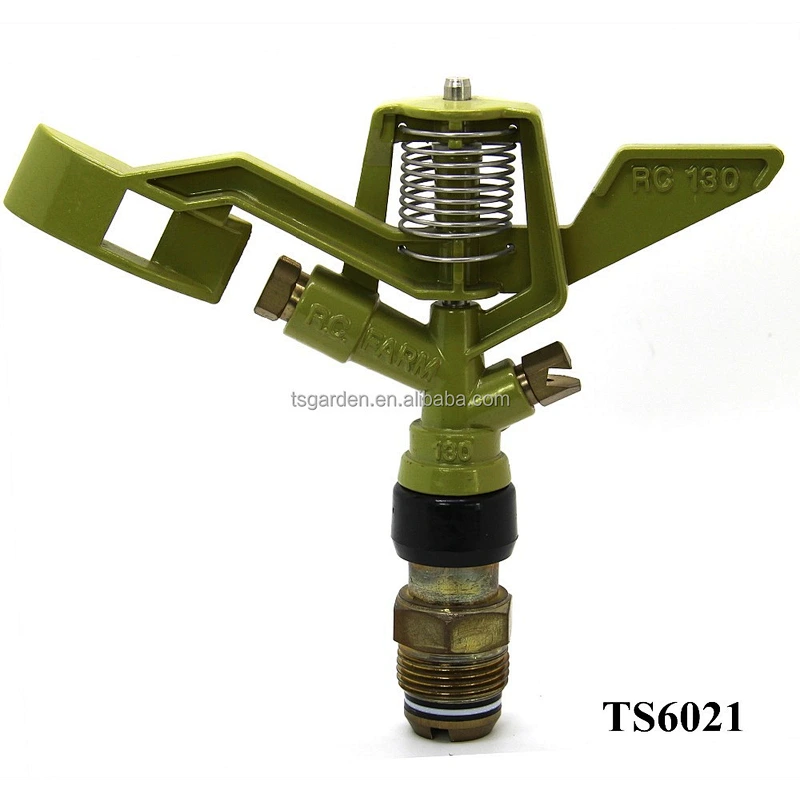 3/4 Inch 360 Gear Drive Plastic Rotary Impulse Water Agriculture Irrigation System Sprinkler