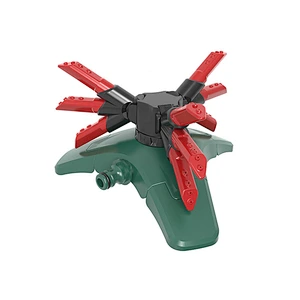 Lawn Sprinkler 3 Arms Automatic 360 Degree Rotating Irrigation Sprinkler Head System Garden Hose Sprinklers