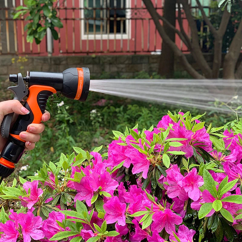 Garden ABS 8 Pattern Hose Nozzle Sprayer New Style Adjustable Spray Gun