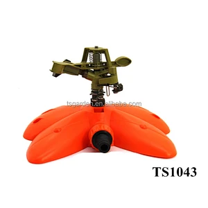 Agriculture Irrigation Metal sprinkler with plastic butterfly shape base