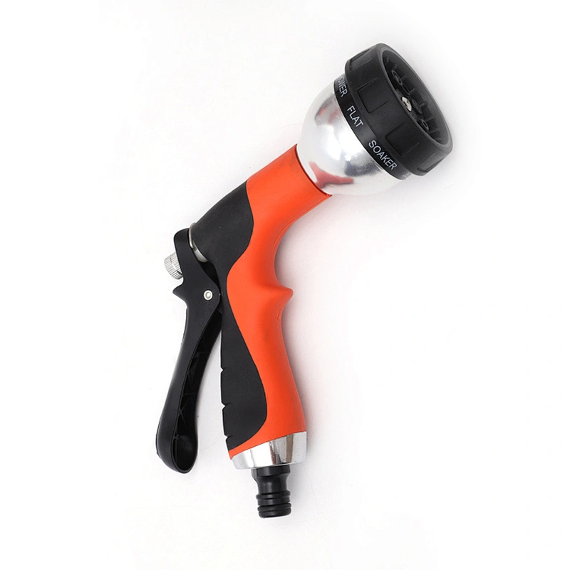 Garden 8 Pattern High Pressure Water Hose Nozzle Irrigation Spray Gun