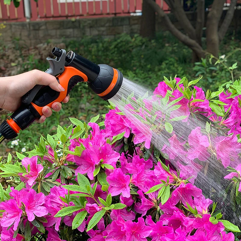 Garden ABS 8 Pattern Hose Nozzle Sprayer New Style Adjustable Spray Gun