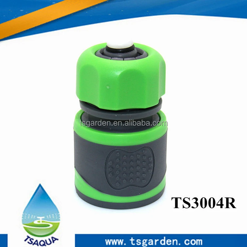 1/2'' comfort hose connector with soft grip with water stop
