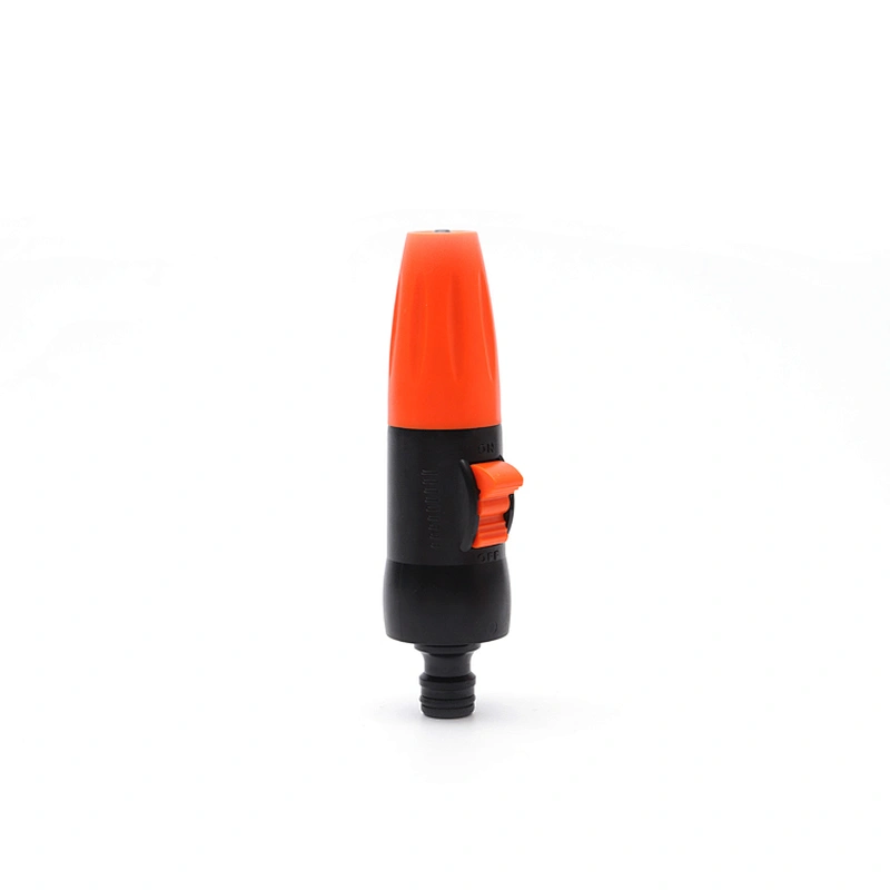 Plastic High Pressure Flow Adjustable Jet Water Spray Hose Nozzle