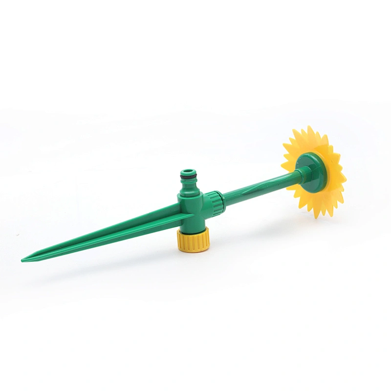 Beautiful Sun Flower Shape Irrigation Watering Sprinkler System With Spike