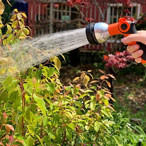 Garden Zinc 8 Function Adjustable Water Irrigation Spray Gun With Soft Handle