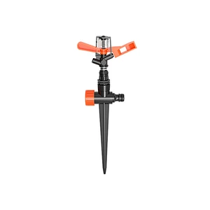 Garden Agriculture 1/2 Inch plastic Impact Sprinkler Watering Irrigation With Plastic Spike