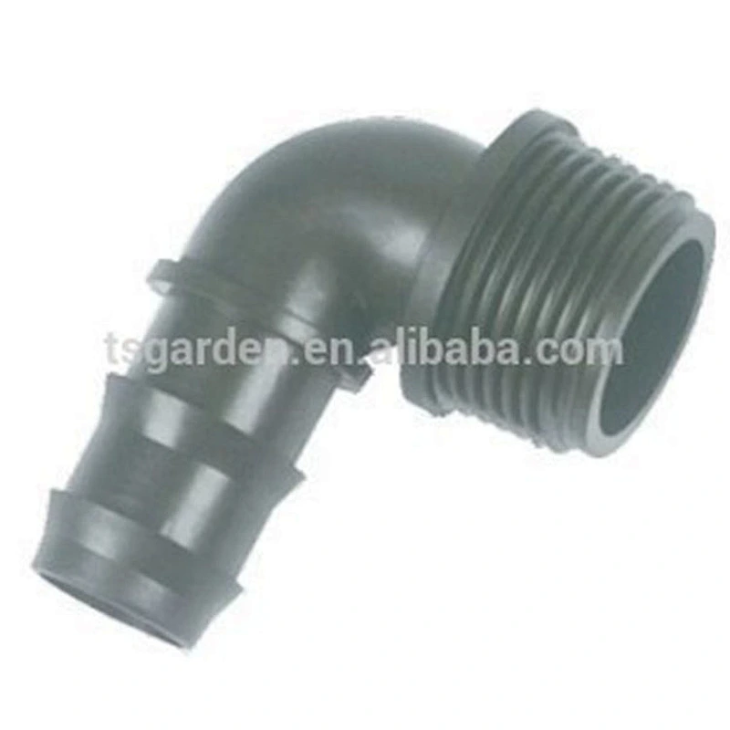 Latest popularity PP PVC Plastic axle bushing 25-1' barbed male elbow