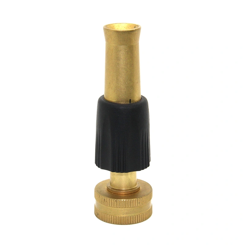 Garden Rubber Coated Brass Water Hose Nozzle Quick Connector