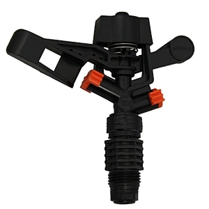 2 nozzle plastic impact sprinkler