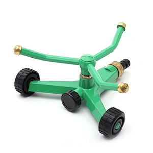 Tripod Airplane Shape Garden Water 360 Degree Rotating Lawn Sprinkler Irrigation