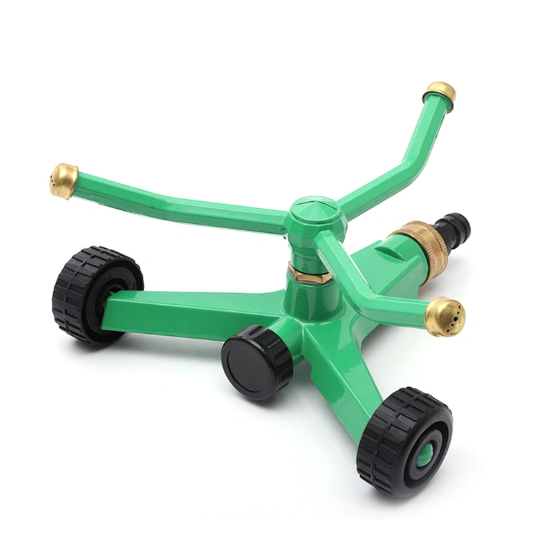 Tripod Airplane Shape Garden Water 360 Degree Rotating Lawn Sprinkler Irrigation