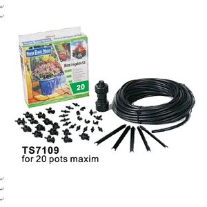 20 pcs or 15 pcs or 33 pcs micro irrigation kits
