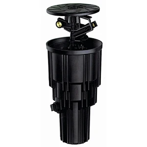 black plastic pop-up impulse sprinkler