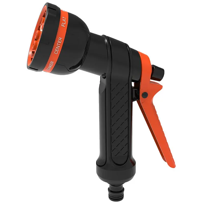 Garden ABS Plastic High Pressure 8 Functions Hose Nozzle Hand Water Sprayer Gun