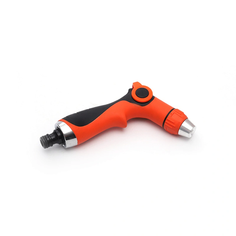 Thumb Control Garden Plastic High Pressure Hose Zinc Nozzle Water Spray Gun