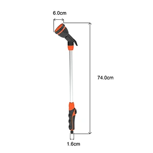 Telescopic Garden Adjustable Water Control Hose Wand With Aluminum Handle