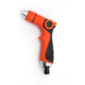 Thumb Control Garden Plastic High Pressure Hose Zinc Nozzle Water Spray Gun
