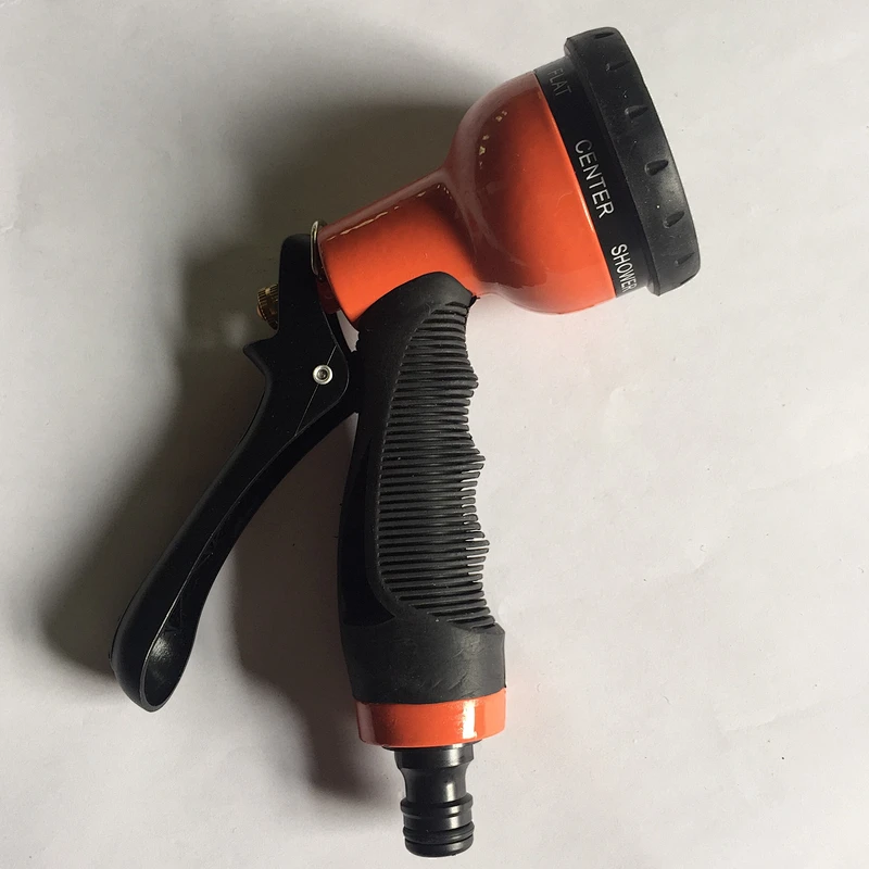 8 pattern back trigger water hose nozzle spray