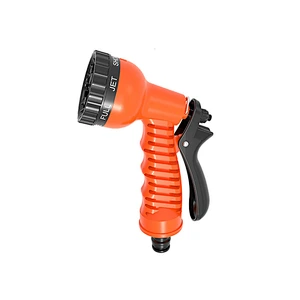 Garden Plastic 7 Pattern Trigger Water Nozzle Hose Spray Gun