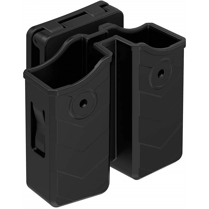 TEGE Factory Universal Desert Pistol Hunting Double Magazine Holder Carrier Tactical Mag Pouch