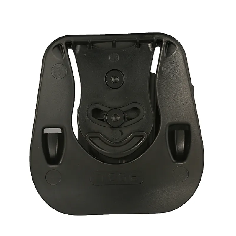 TEGE OWB Polymer Glock 43 Gun Holster With Paddle Attachment Fast Draw And Quick Release