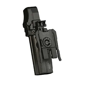 Tege 2020 outside waist belt polymer duty holster for Glock 17/22/31 law enforcement Molle attachment gun holster