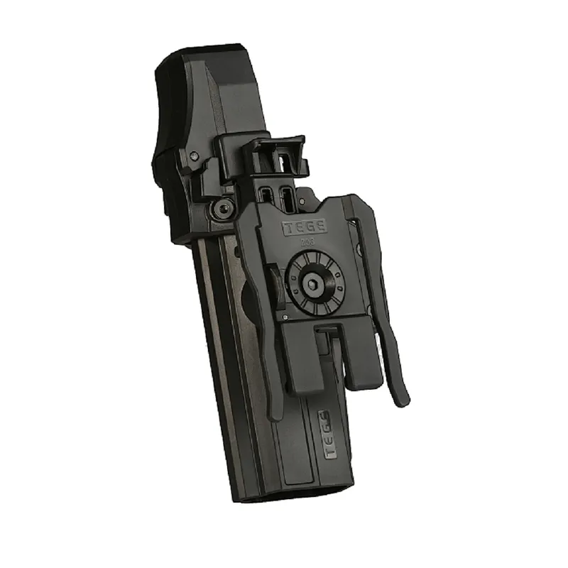 Tege 2020 outside waist belt polymer duty holster for Glock 17/22/31 law enforcement Molle attachment gun holster