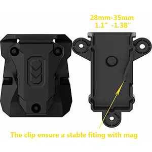 TEGE Polymer Military Supplies Polymer Universal Single Magpouch Tactical 9mm Magazines Pouch