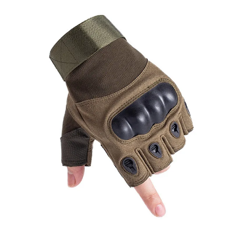 Factory Direct Wholesale Tactical Gloves Superfine Fiber Women and Men Tactical Half Finger Knuckle Glove