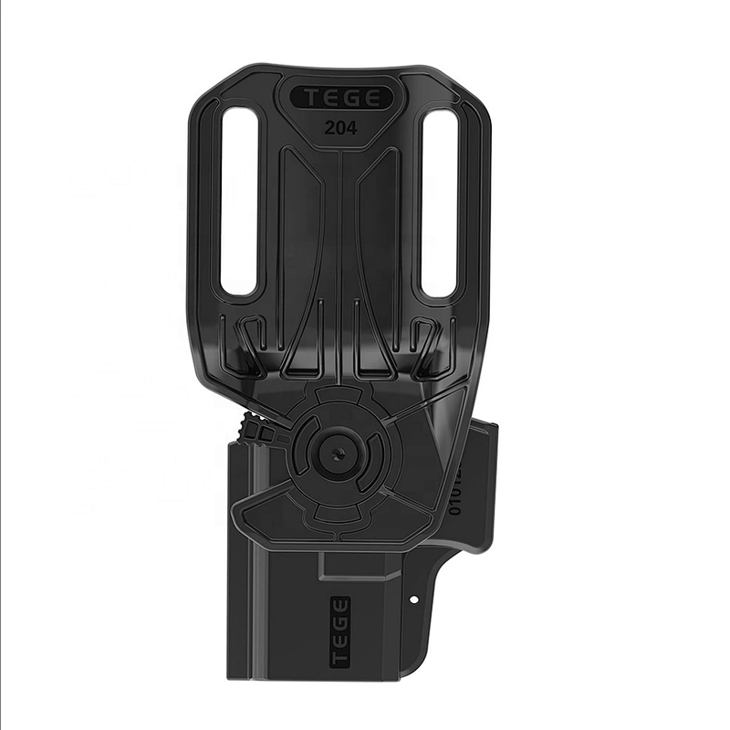TEGE Polymer Holster Fits for Glock 26/27/33 with Drop Offset Attachment Outside Waist Low Carry Gun Holster