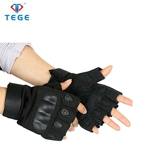 TEGE Wholesale Outdoor Hunting Gloves Military Tactical Gloves Half Finger Fingerless Hand Protection Gloves