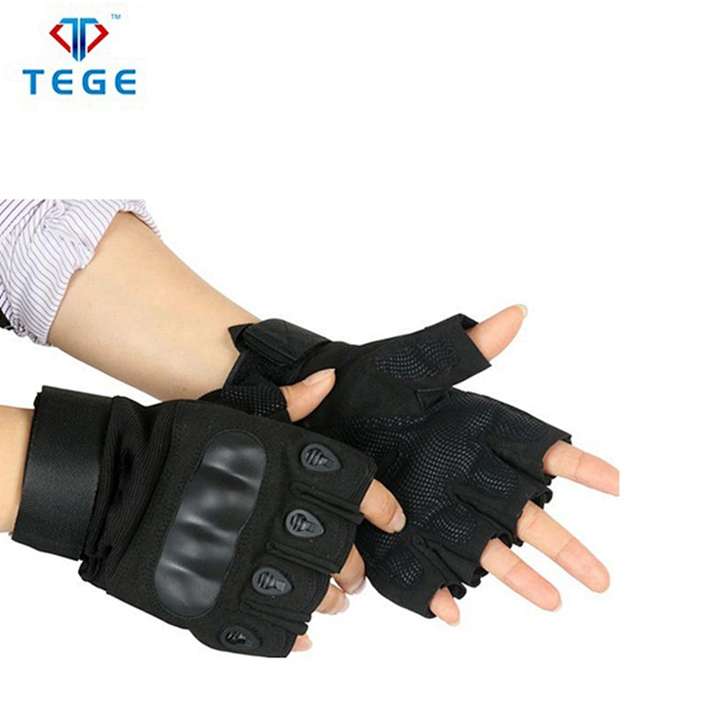 TEGE Wholesale Outdoor Hunting Gloves Military Tactical Gloves Half Finger Fingerless Hand Protection Gloves