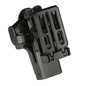 TEGE polymer outside waist belt fast draw & quick release gun holster Glock 17 19 left right handed interchangeable gun holster