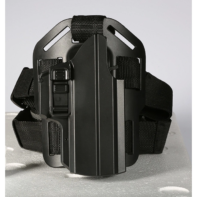 Tege ipsc universal gun holster tactical gear leg holster for Glock Beretta CZ P07 with leg platform attachment